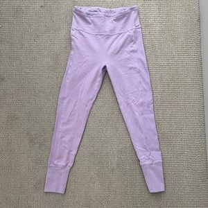 Free people casual leggings lavender/pink/purple size medium
